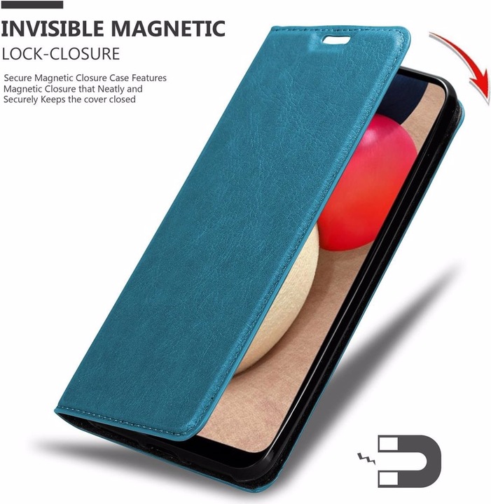 Produktbild Cadorabo Book Invisible Magnet Cover (Samsung Galaxy A02s)