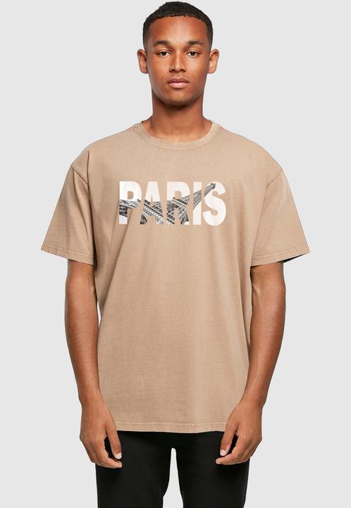 Produktbild Merchcode Paris Eiffel Tower Acid Washed Oversize Tee - 117193 (M)