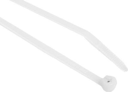 ABB White nylon standard cable tie 186x4.9mm (Plastic cable ties, 186 mm, 1000 pcs.)