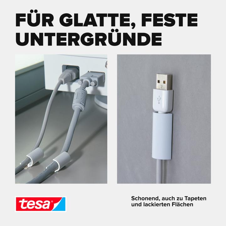 Actual product image tesa Powerstrips Cable clip