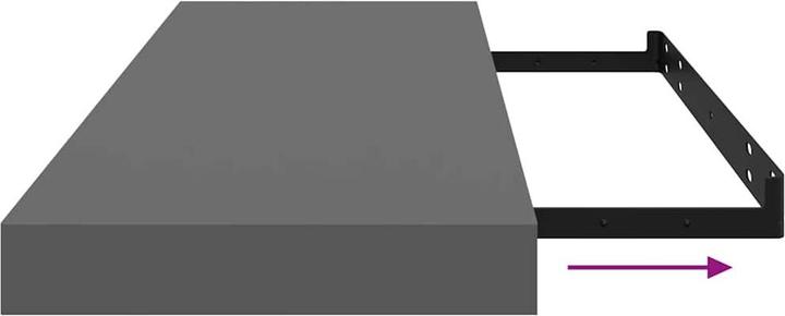Actual product image vidaXL Wandregal (23.50 x 80 x 4 cm)