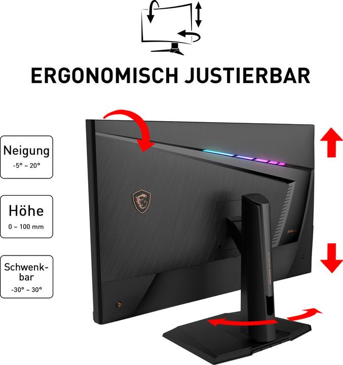 Actual product image MSI Optix MPG321URDE-QD (3840 x 2160 Pixels, 32")
