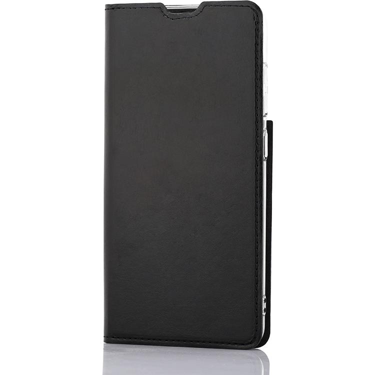 Wave BookCase -suojakotelo, Samsung Galaxy S21 FE, musta (Samsung Galaxy S21 FE 5G), Smartphone Hülle, Schwarz