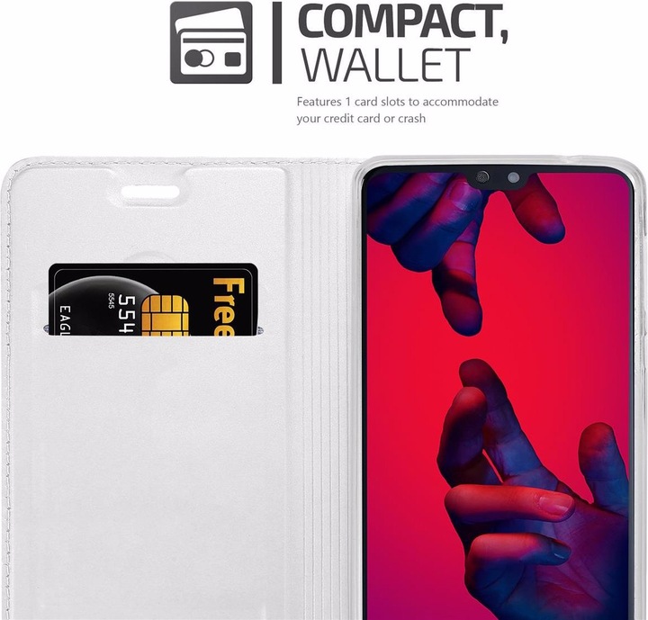 Actual product image Cadorabo Book Classy Style Cover (Huawei P20 Pro)