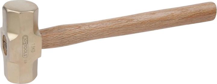 Actual product image KS Tools BRONZEplus Mine Hammer, handle type hickory, 1500 g (1500 g)
