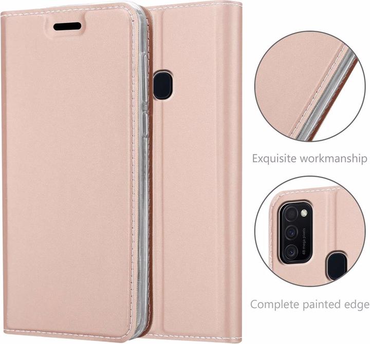 Actual product image Cadorabo Book Classy Style Cover (Samsung Galaxy M30s, Samsung Galaxy M21)