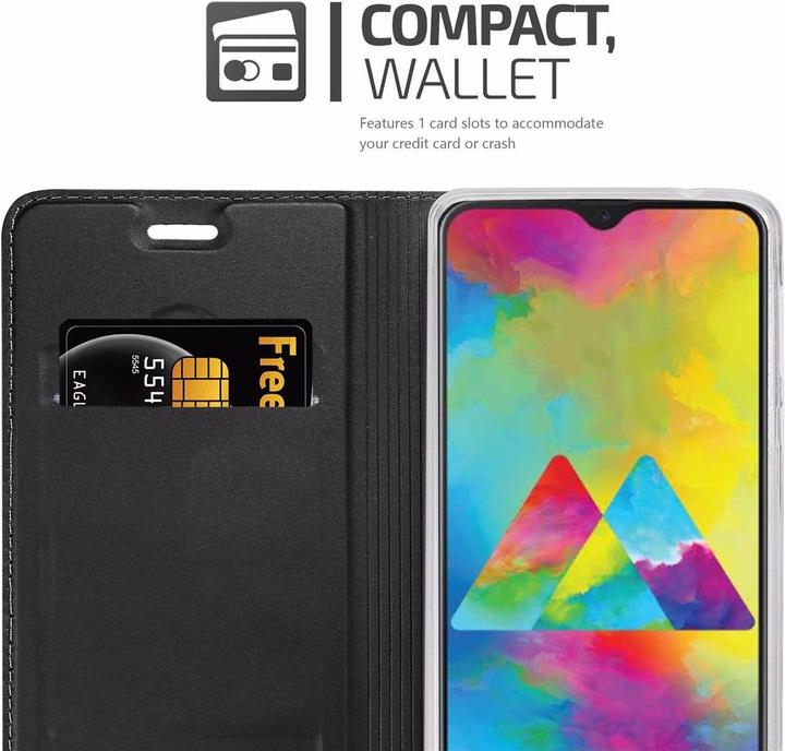 Actual product image Cadorabo Book Classy Style Cover (Samsung Galaxy M30s, Samsung Galaxy M21)