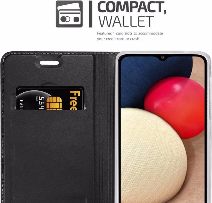 Actual product image Cadorabo Book Classy Style Cover (Samsung Galaxy A02s)