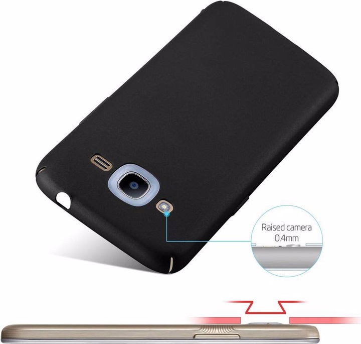 Actual product image Cadorabo Hard Cover Matt Metal Cover (Samsung Galaxy J2 2016)