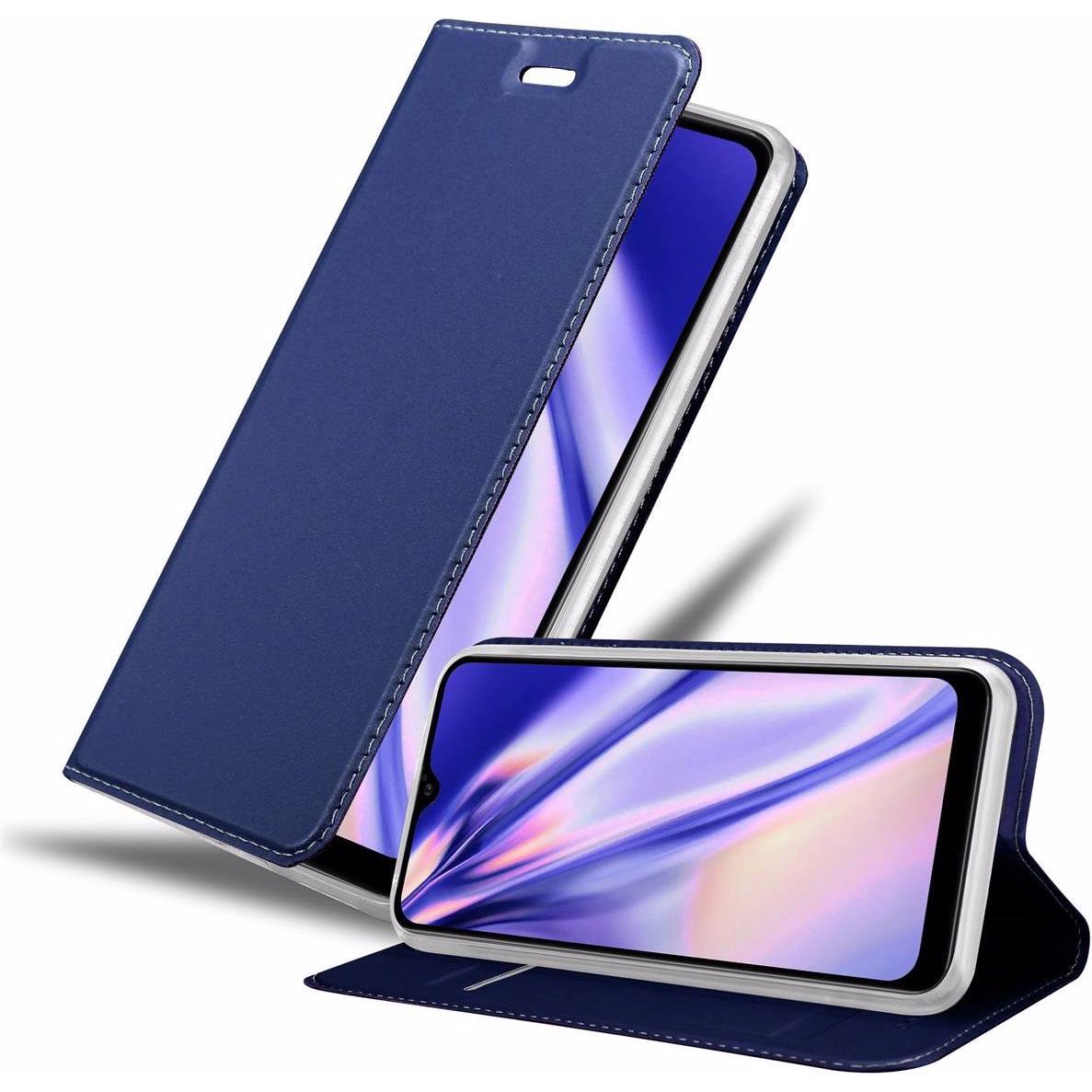 Cadorabo Book Classy Style Cover (Samsung Galaxy A10s), Smartphone Hülle, Blau