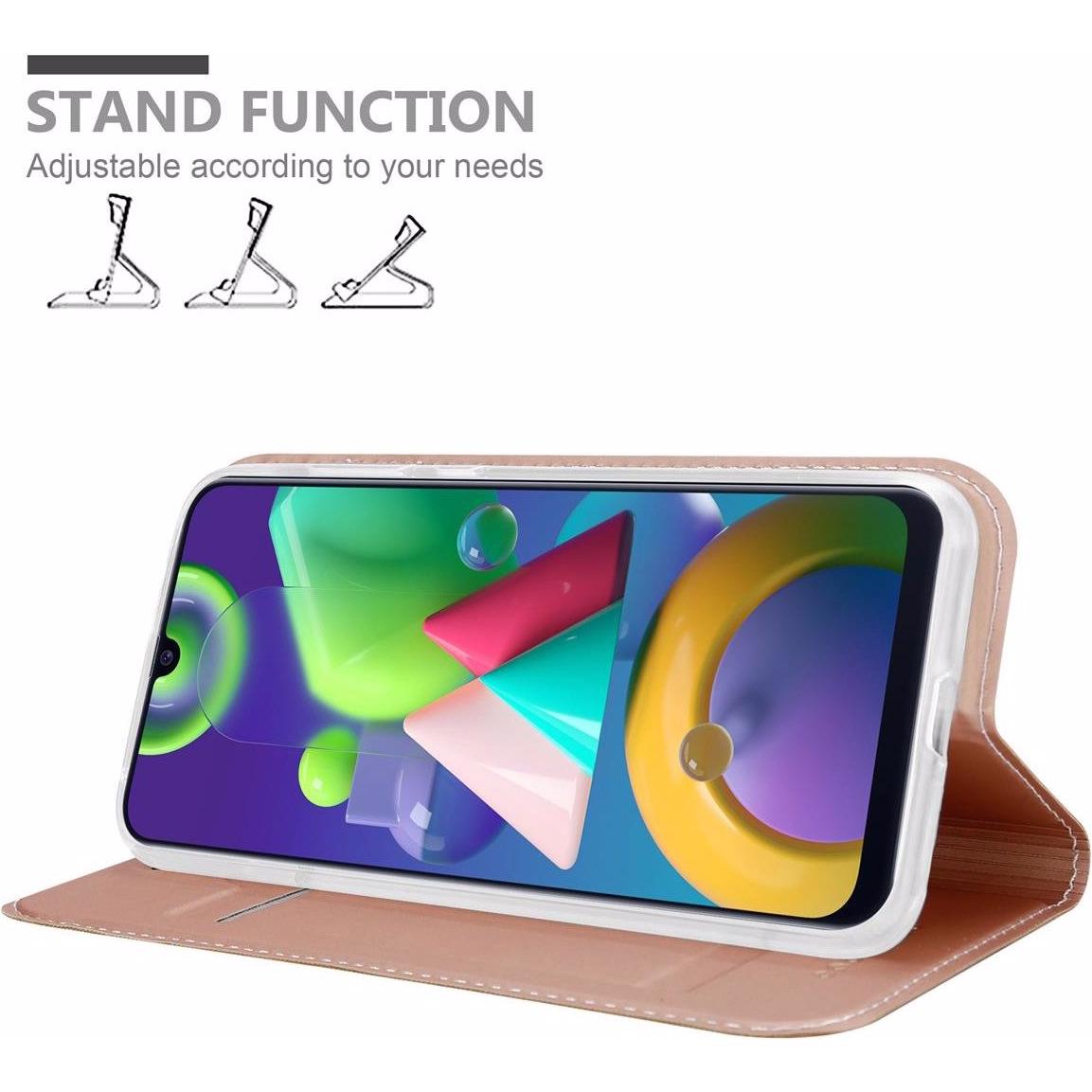 Thumbnail - Cadorabo Book Classy Style Cover (Samsung Galaxy M31), Smartphone Hülle, Rosa