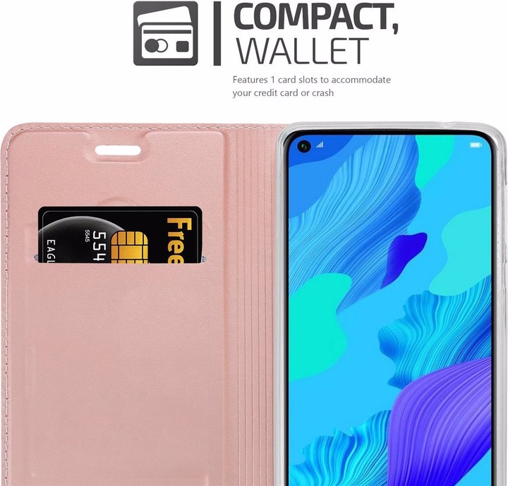 Actual product image Cadorabo Book Classy Style Cover (TCL 20S, Huawei Nova 5T, K20)