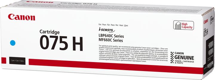 Actual product image Canon Toner Cartridge 075 H C cyan (C)