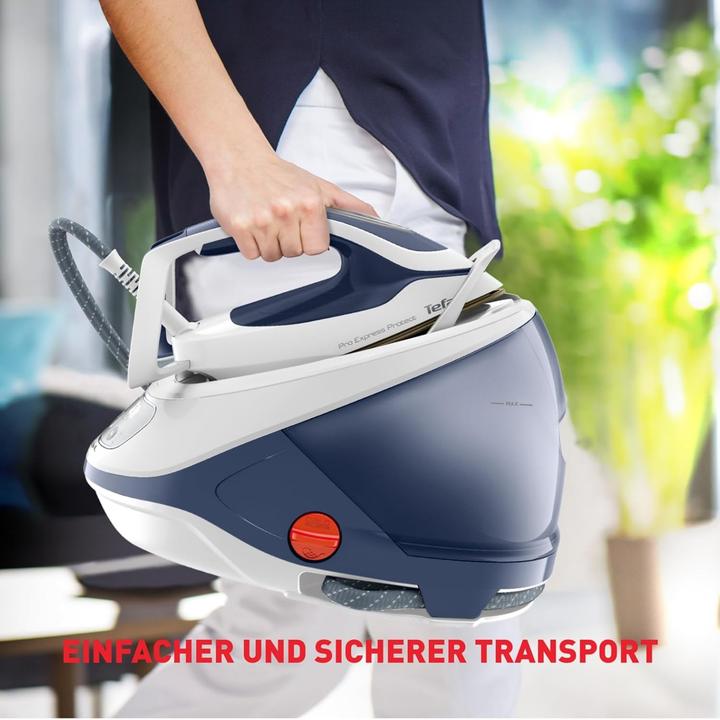 Image du produit Tefal Fer à repasser vapeur station Pro Express Protect, 7,6 bar, 140 g/min, anti-calc, vertical (550 g/min)