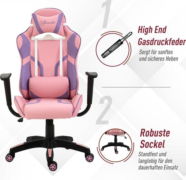 Produktbild Vinsetto Gamingstuhl ergonomisch