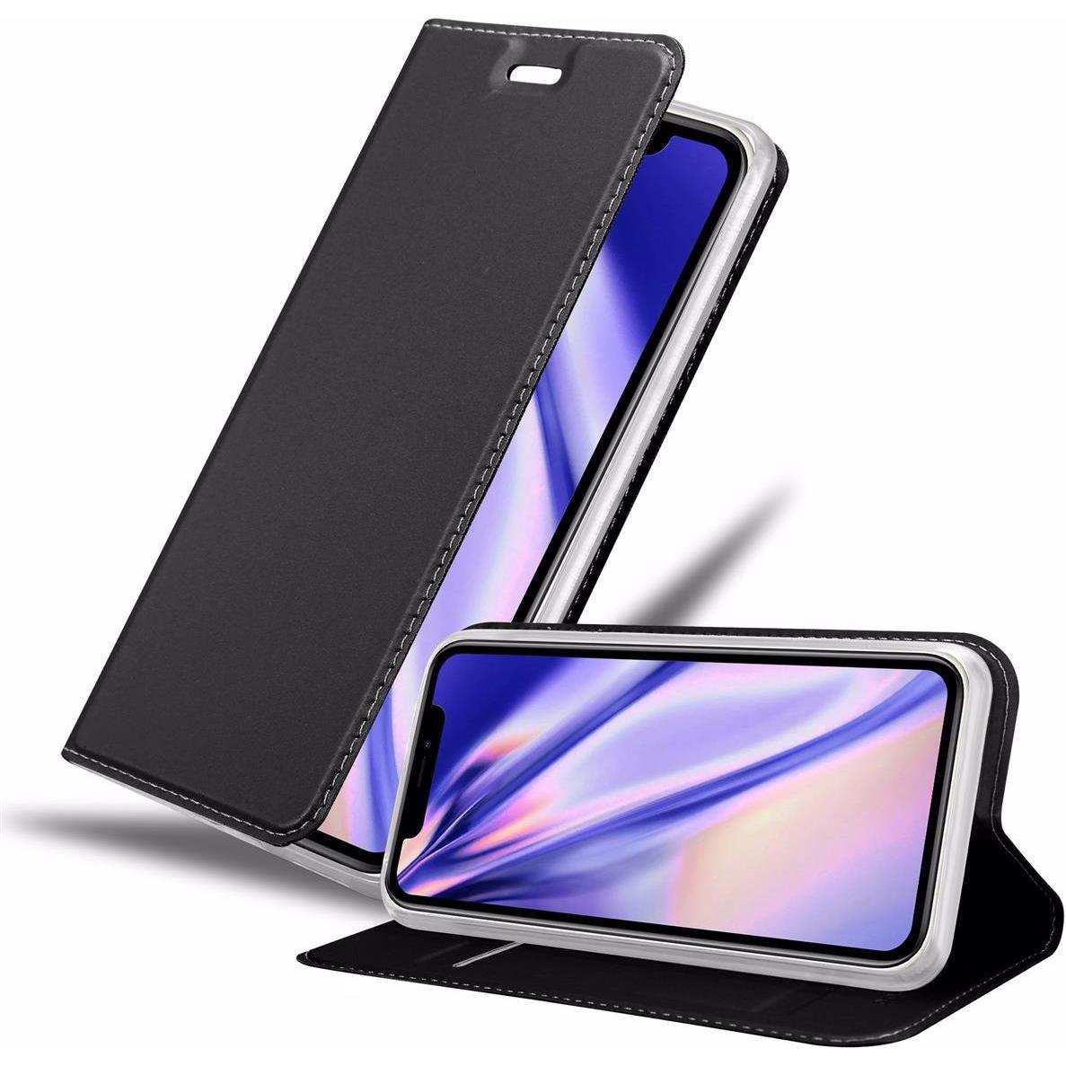 Cadorabo Book Classy Style Cover (Apple iPhone 11), Smartphone Hülle, Schwarz