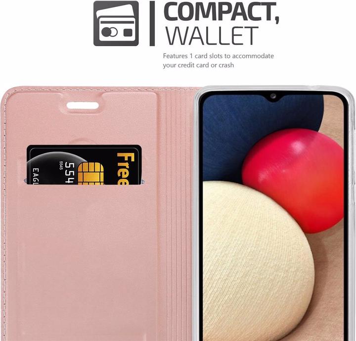 Actual product image Cadorabo Book Classy Style Cover (Samsung Galaxy A02s)