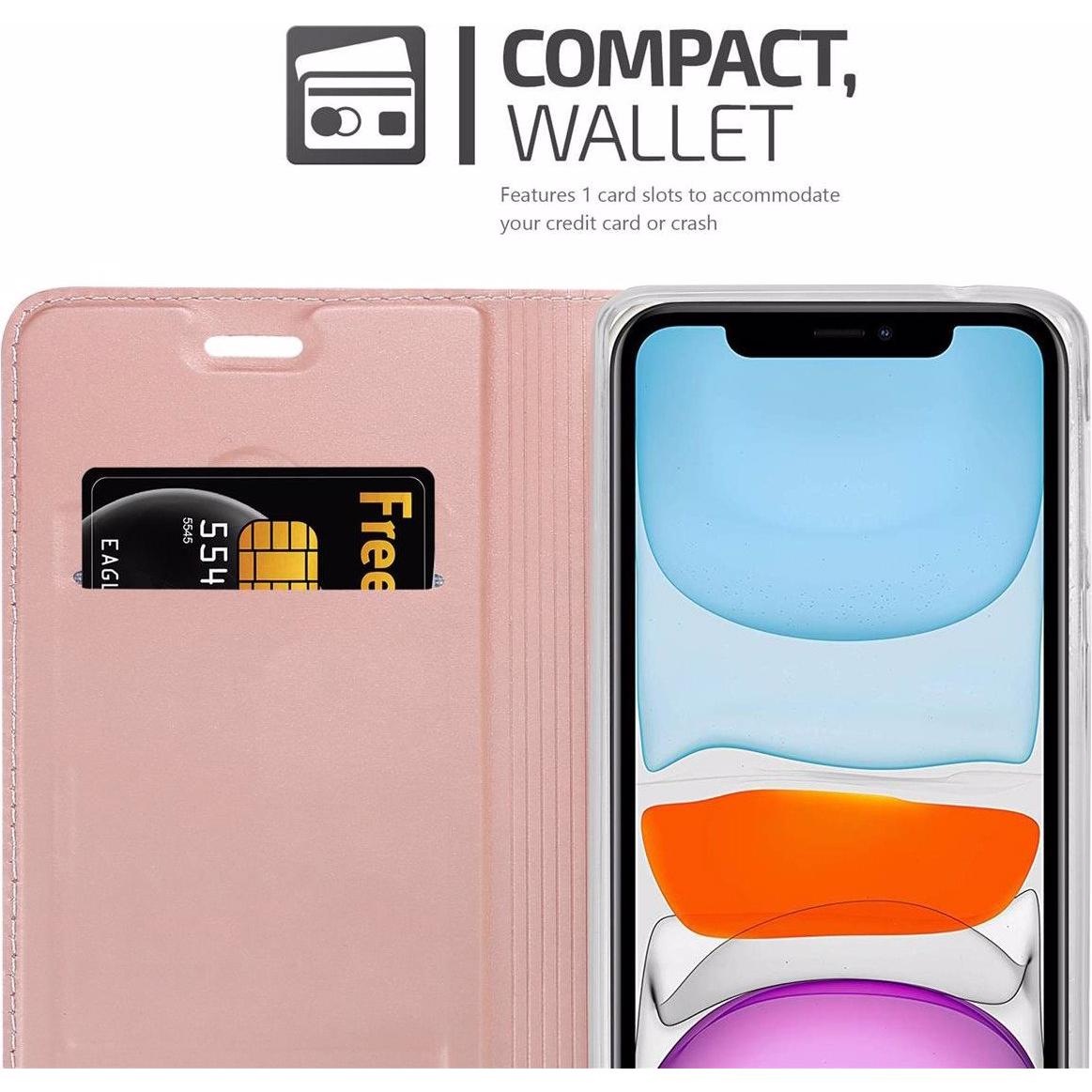 Thumbnail - Cadorabo Book Classy Style Cover (Apple iPhone 11), Smartphone Hülle, Rosa