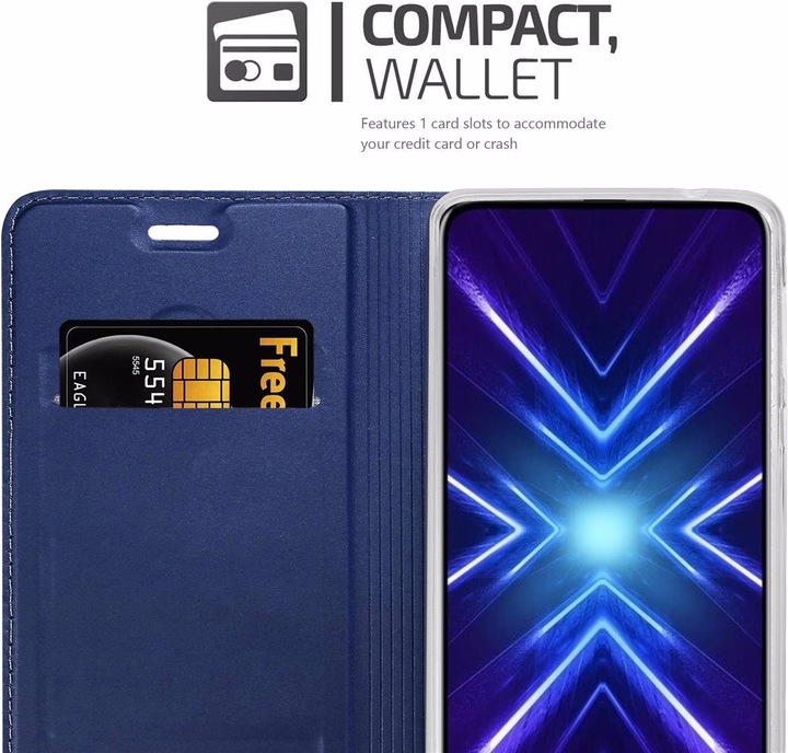 Actual product image Cadorabo Book Classy Style Cover (Honor 9X)