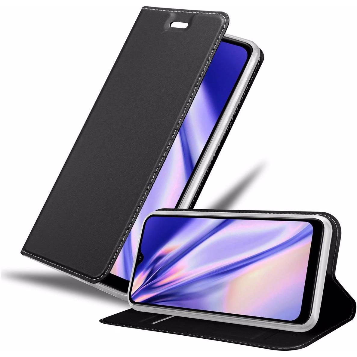 Cadorabo Book Classy Style Cover (Samsung Galaxy A10s), Smartphone Hülle, Schwarz