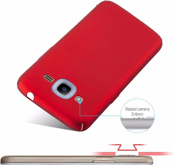 Actual product image Cadorabo Hard Cover Matt Metal Cover (Samsung Galaxy J2 2016)