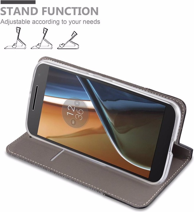 Produktbild Cadorabo Book Jeans Optik Cover (Motorola Moto G4 Plus)