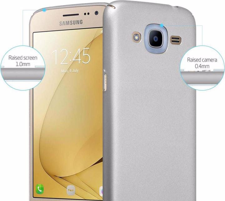 Produktbild Cadorabo Hard Cover Matt Metall Cover (Samsung Galaxy J2 2016)