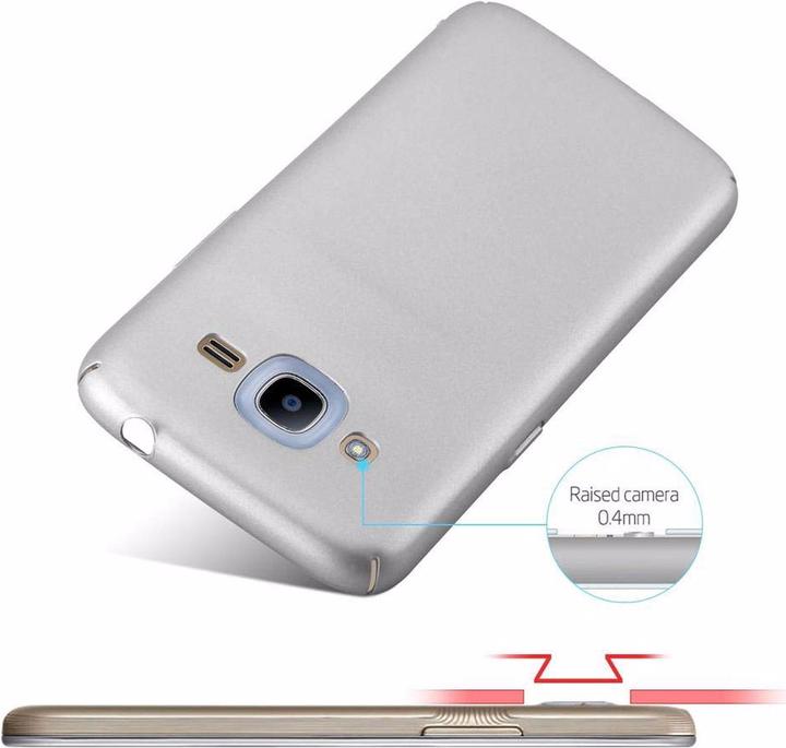 Produktbild Cadorabo Hard Cover Matt Metall Cover (Samsung Galaxy J2 2016)