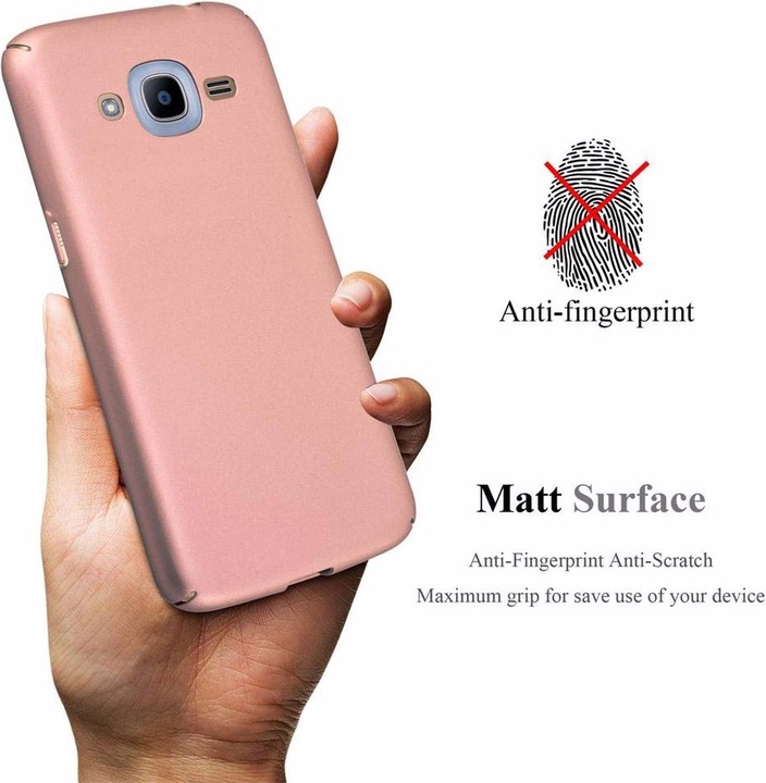 Actual product image Cadorabo Hard Cover Matt Metal Cover (Samsung Galaxy J2 2016)