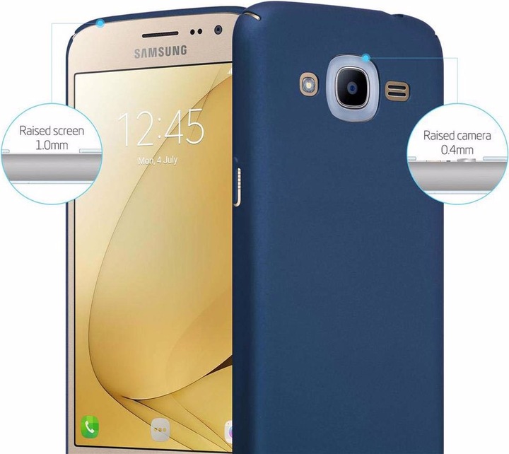 Produktbild Cadorabo Hard Cover Matt Metall Cover (Samsung Galaxy J2 2016)