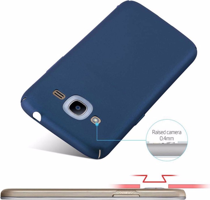 Produktbild Cadorabo Hard Cover Matt Metall Cover (Samsung Galaxy J2 2016)