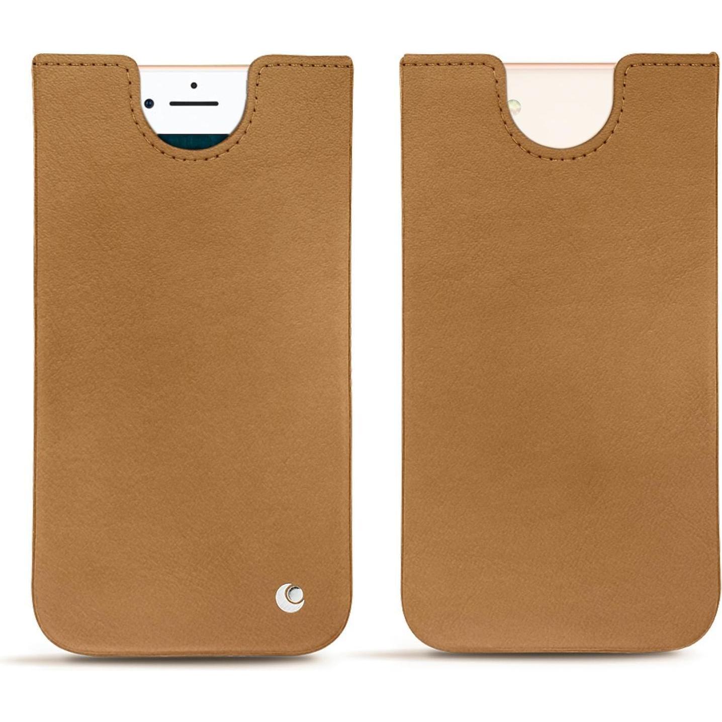 Noreve Lederschutzhülle (Apple iPhone 7), Smartphone Hülle, Braun