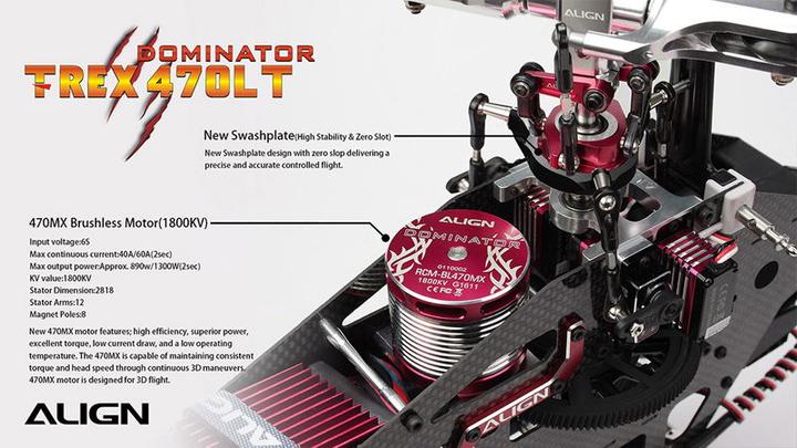 Image du produit Align T-REX 470LT Dominator Combo