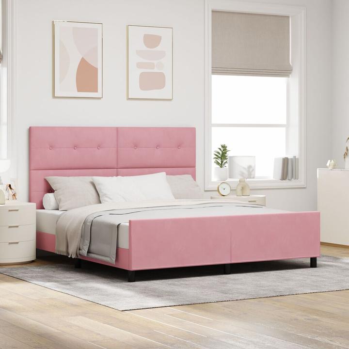 Actual product image vidaXL Modernes Bett (180 x 200 cm)