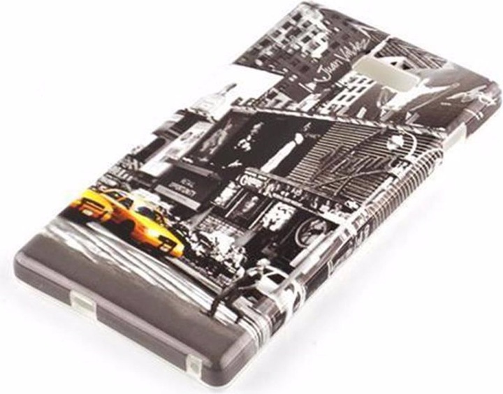 Actual product image Cadorabo Hard cover with imprint cover (Sony Xperia M2, Sony Xperia M2 Aqua)