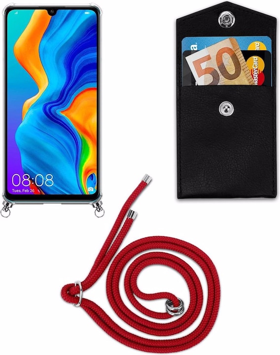 Produktbild Cadorabo TPU Handy Kette SILBER Cover