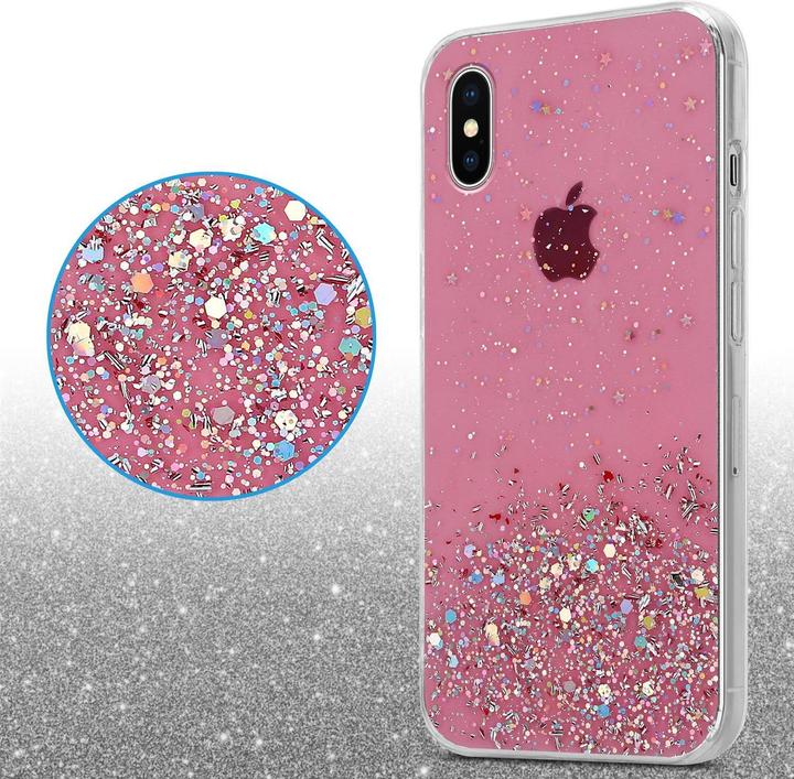 Actual product image Cadorabo TPU cover sparkling glitter (Apple iPhone XS Max)