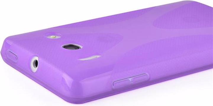 Actual product image Cadorabo TPU X-Line Cover (Huawei Ascend Y300)