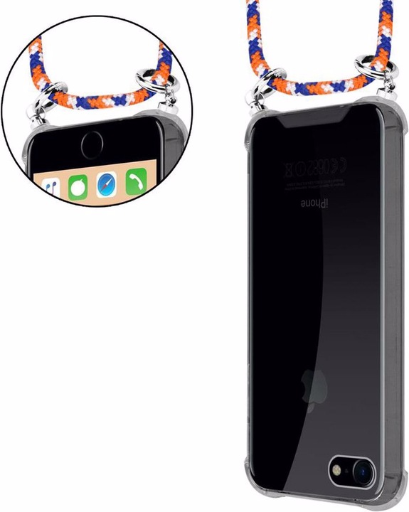 Produktbild Cadorabo TPU Handy Kette SILBER Cover