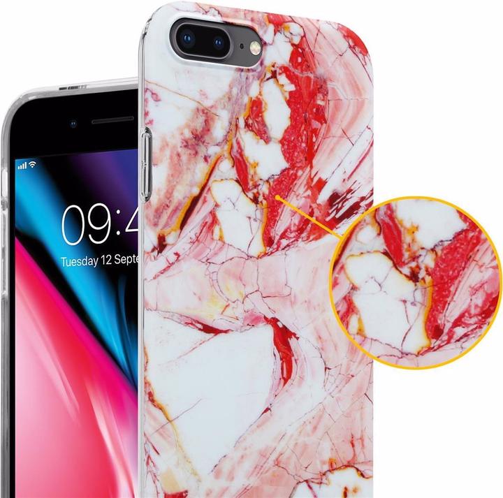 Actual product image Cadorabo IMD TPU Colorful Marble Cover (Apple iPhone 7 Plus, Apple iPhone 7s Plus)
