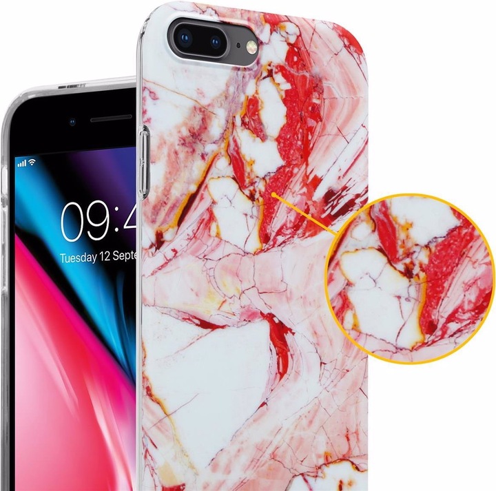 Immagine prodotto Cadorabo IMD TPU Colourful Marble Cover (Apple iPhone 7 Plus, Apple iPhone 7s Plus)