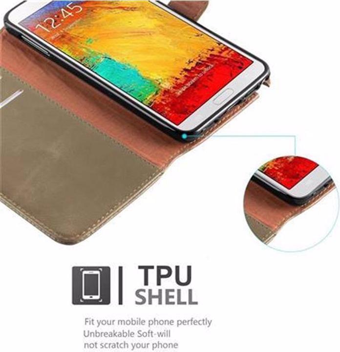 Actual product image Cadorabo Book Luxury Cover (Samsung Galaxy Note 3)