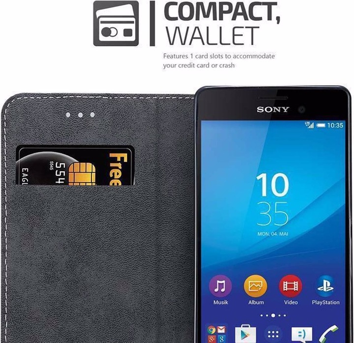 Actual product image Cadorabo Book X Wallet Cover (Sony Xperia M4 Aqua)