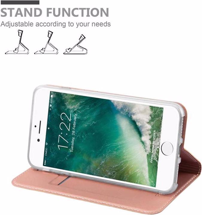 Image du produit Cadorabo Book Classy Style Cover (Apple iPhone 7 Plus, Apple iPhone 7s Plus)