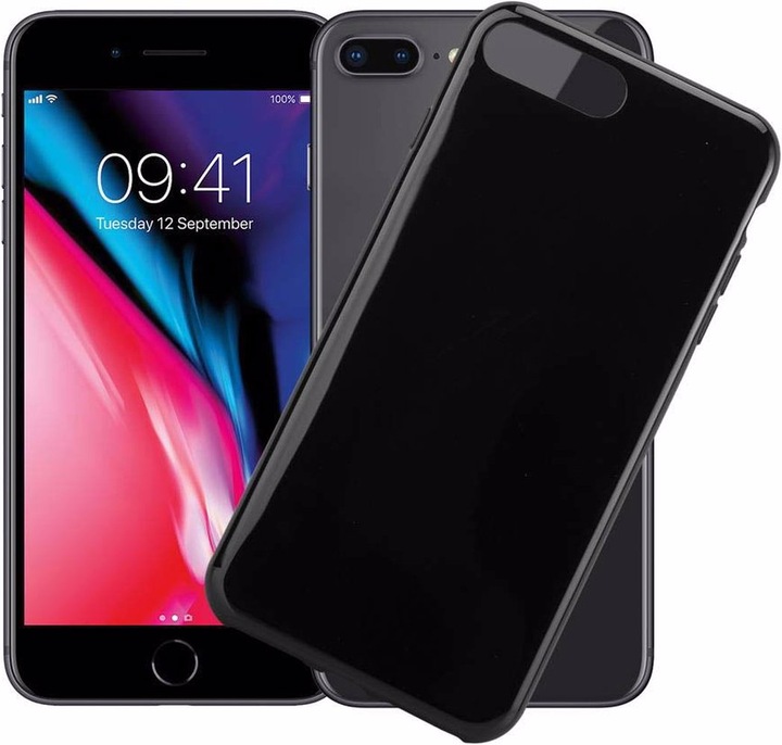 Produktbild Cadorabo TPU Ultra Slim AIR Cover (Apple iPhone 7 Plus, Apple iPhone 7s Plus, Apple iPhone 8 Plus)
