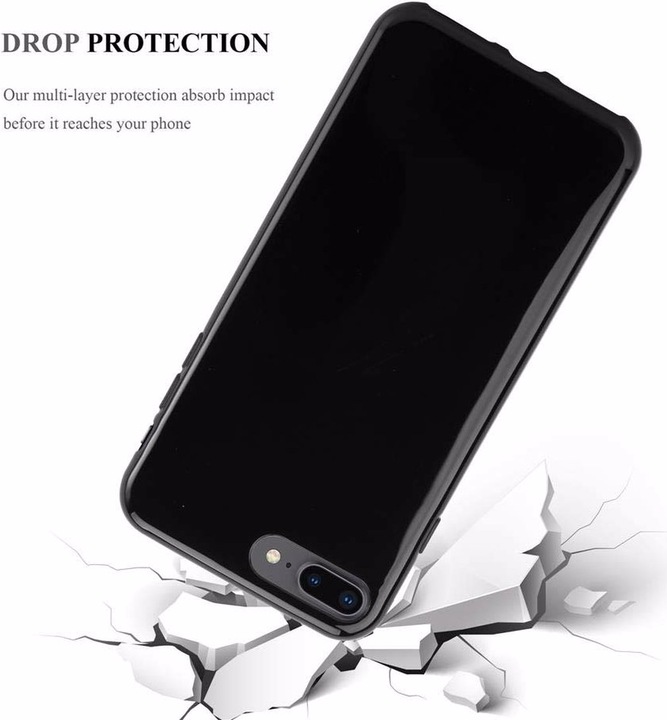 Produktbild Cadorabo TPU Ultra Slim AIR Cover (Apple iPhone 7 Plus, Apple iPhone 7s Plus, Apple iPhone 8 Plus)