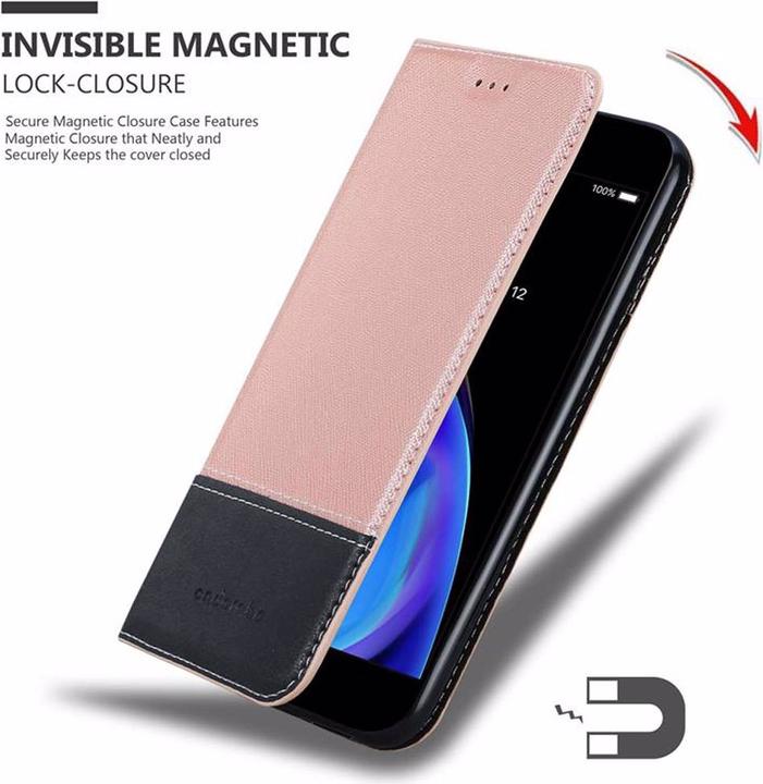 Produktbild Cadorabo Book X-Wallet Cover (Apple iPhone 7 Plus, Apple iPhone 7s Plus)