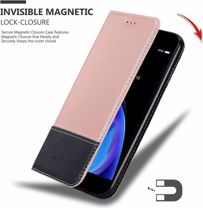 Actual product image Cadorabo Book X Wallet Cover (Apple iPhone 7 Plus, Apple iPhone 7s Plus)