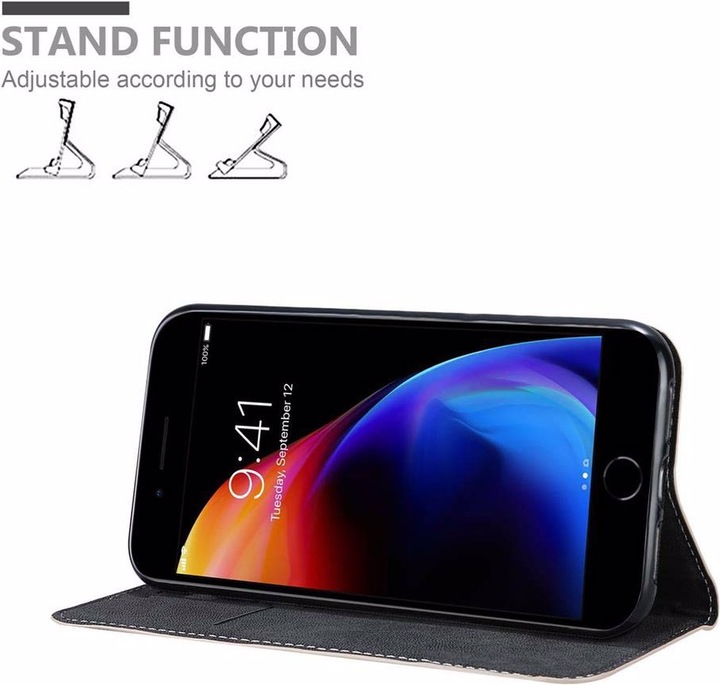 Actual product image Cadorabo Book X Wallet Cover (Apple iPhone 7 Plus, Apple iPhone 7s Plus)