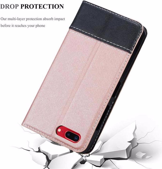 Actual product image Cadorabo Book X Wallet Cover (Apple iPhone 7 Plus, Apple iPhone 7s Plus)